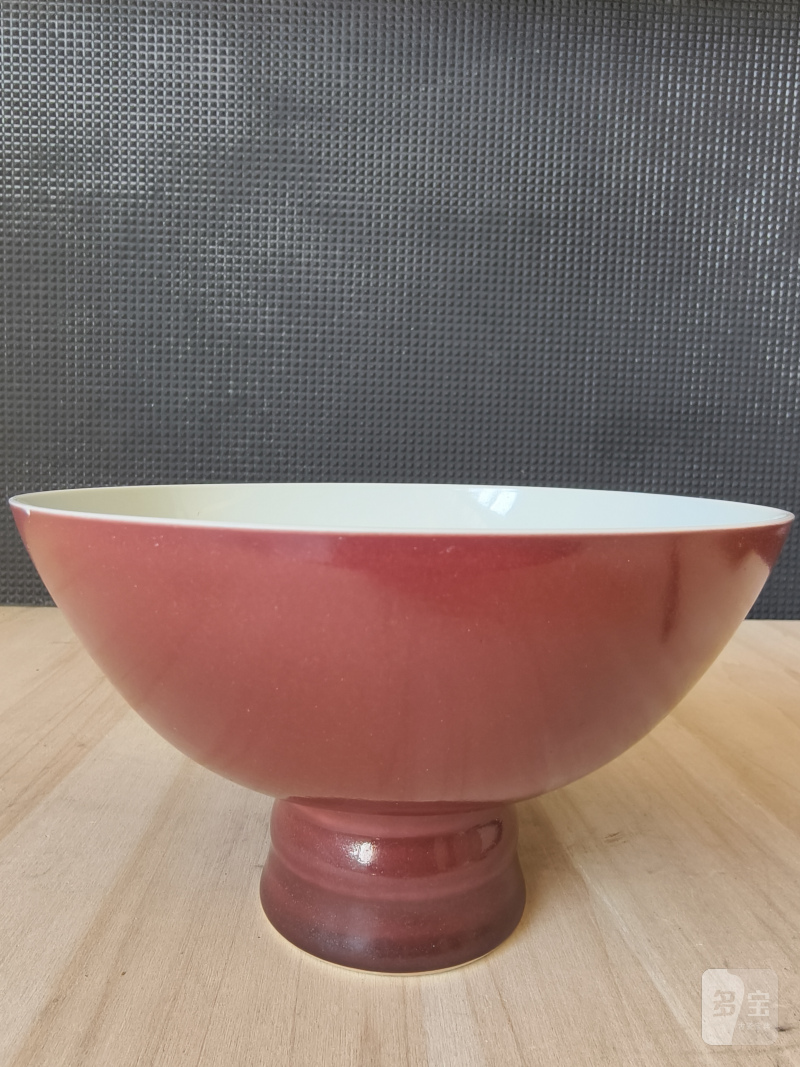 A copper red glazed porcelain 'Stemcup' - 图16